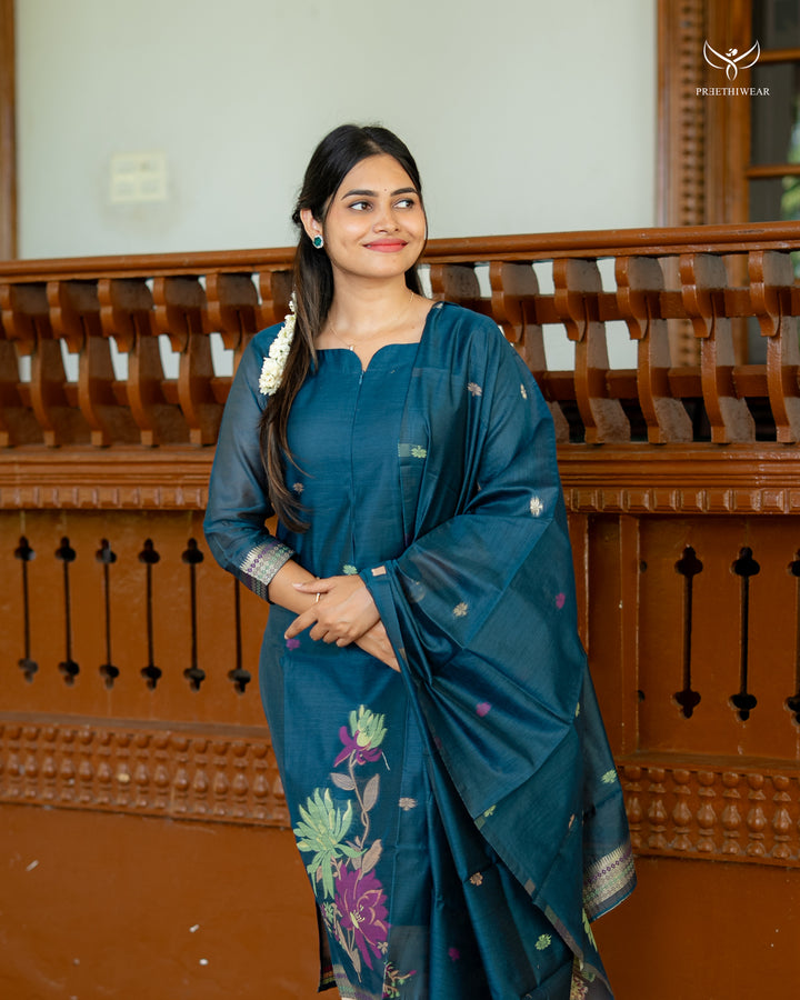 Chandana Maternity Dress with center Zip