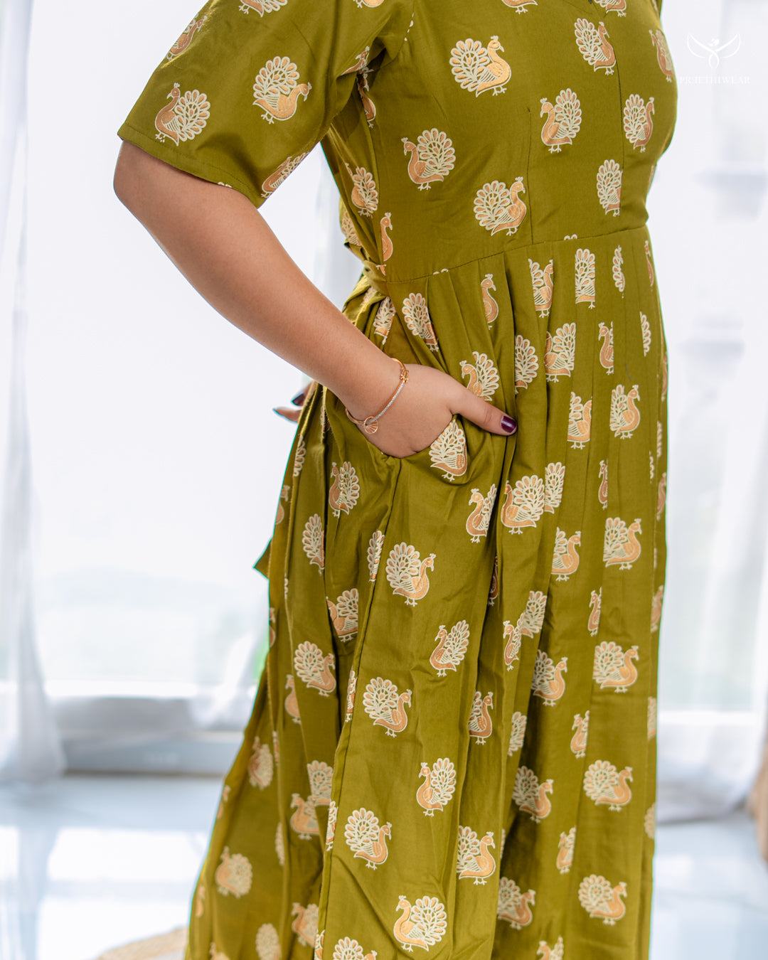 Anaya Maternity Dress with center Zip