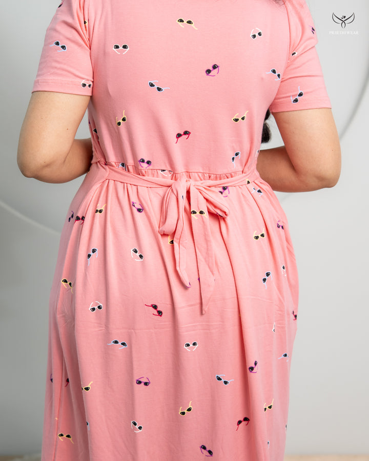 Roshini2  SoftCotton Full Length Maternity Loungewear