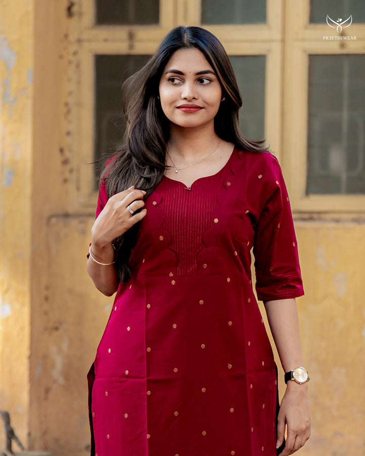 Noor Maternity Dress with center Zip