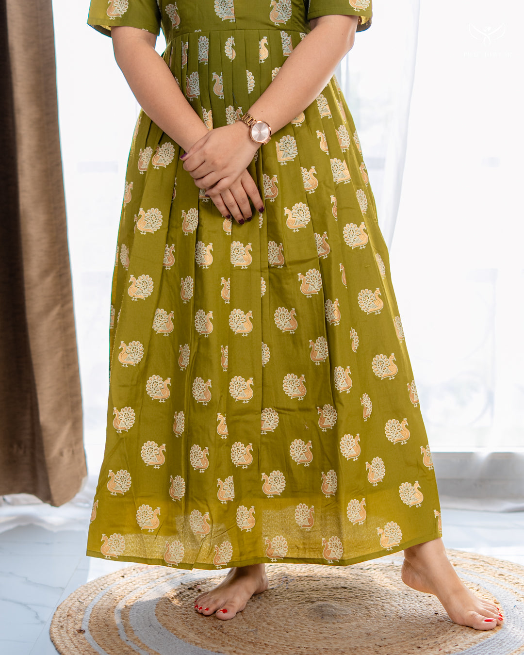 Anaya Maternity Dress with center Zip