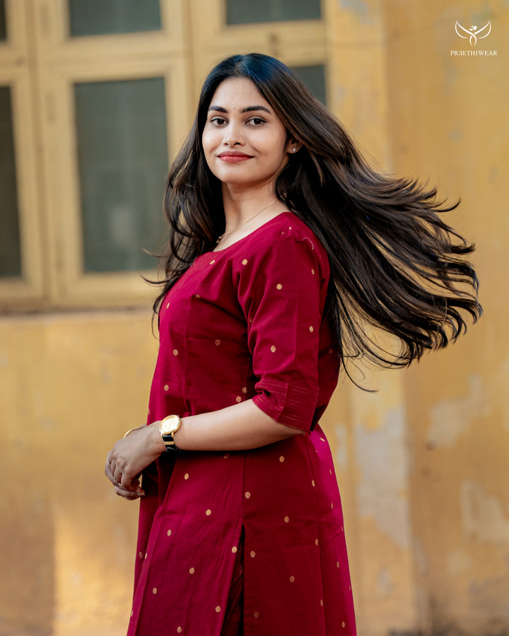 Noor Maternity Dress with center Zip