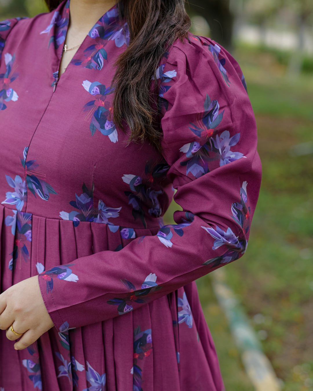 Jevino Maternity Dress with center Zip
