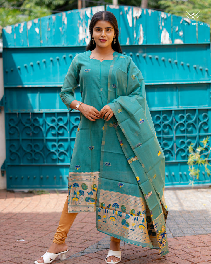 Vyshnavi1 Maternity Dress with center Zip