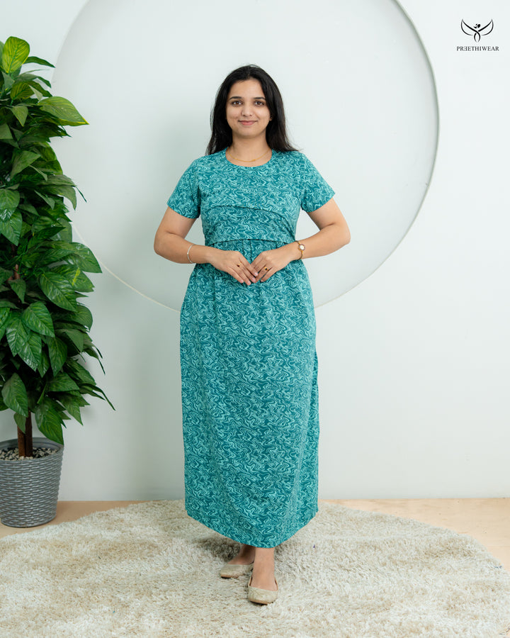 Sarna1 SoftCotton Full Length Maternity Loungewear