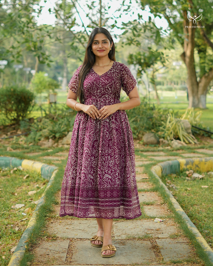 Moshina Maternity Dress with center Zip