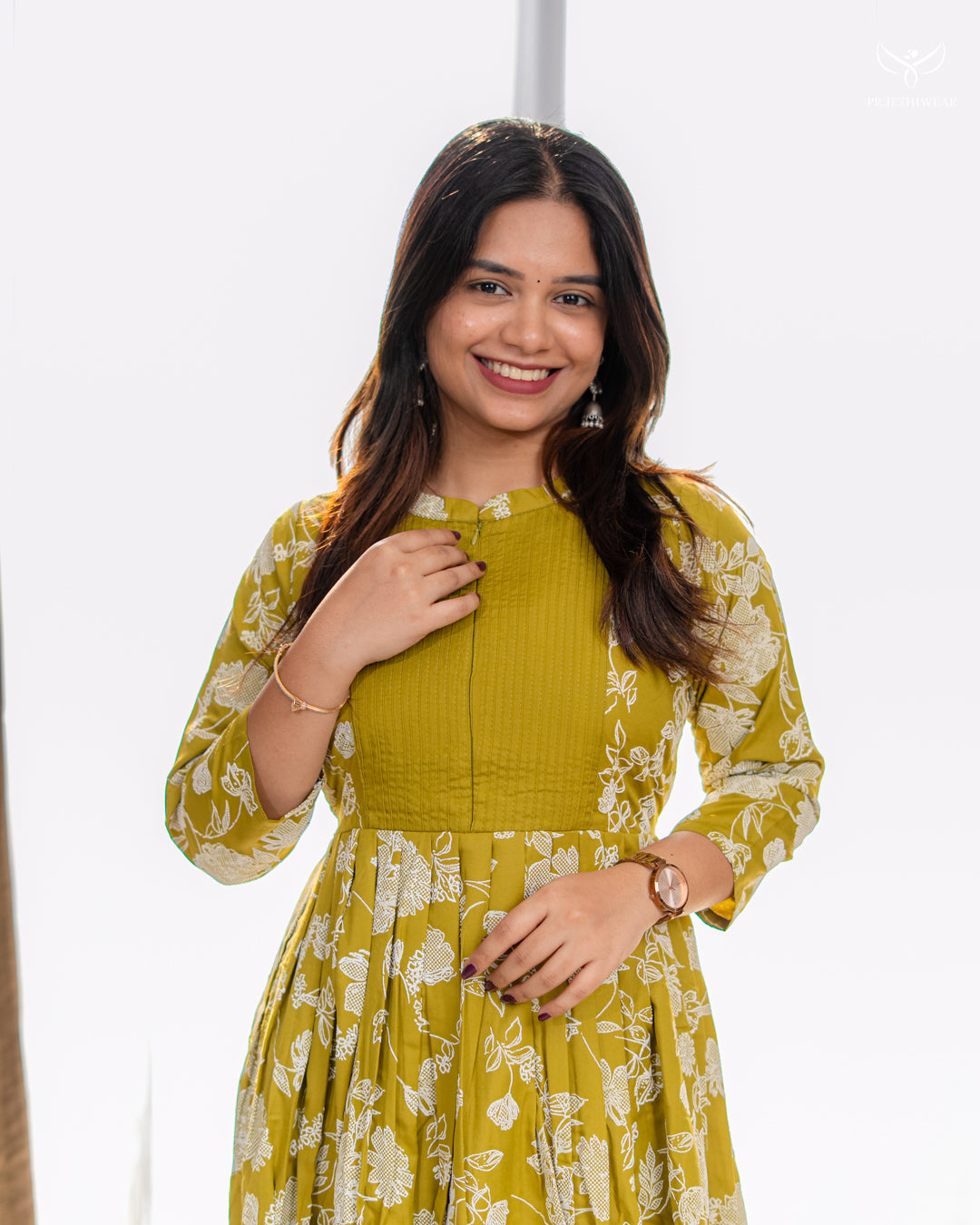 Shalu Maternity Dress with center Zip (PREORDER-APR4)