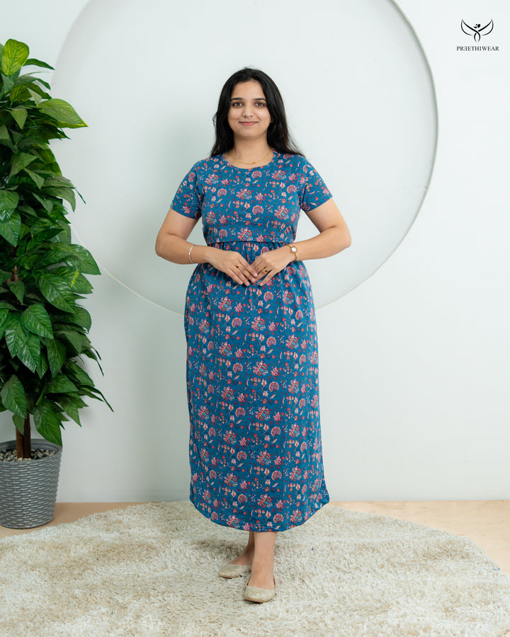 Pritam1  SoftCotton Full Length Maternity Loungewear