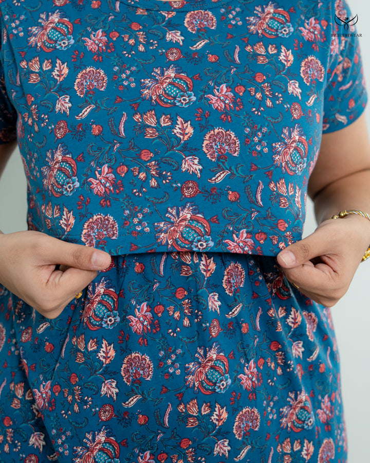 Pritam1  SoftCotton Full Length Maternity Loungewear