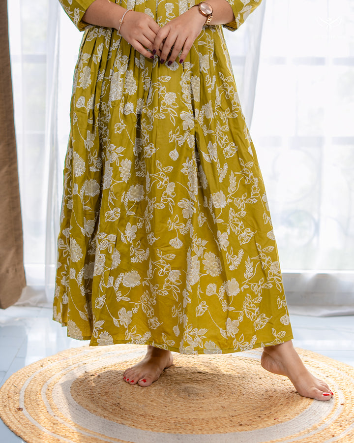 Shalu Maternity Dress with center Zip (PREORDER-APR4)