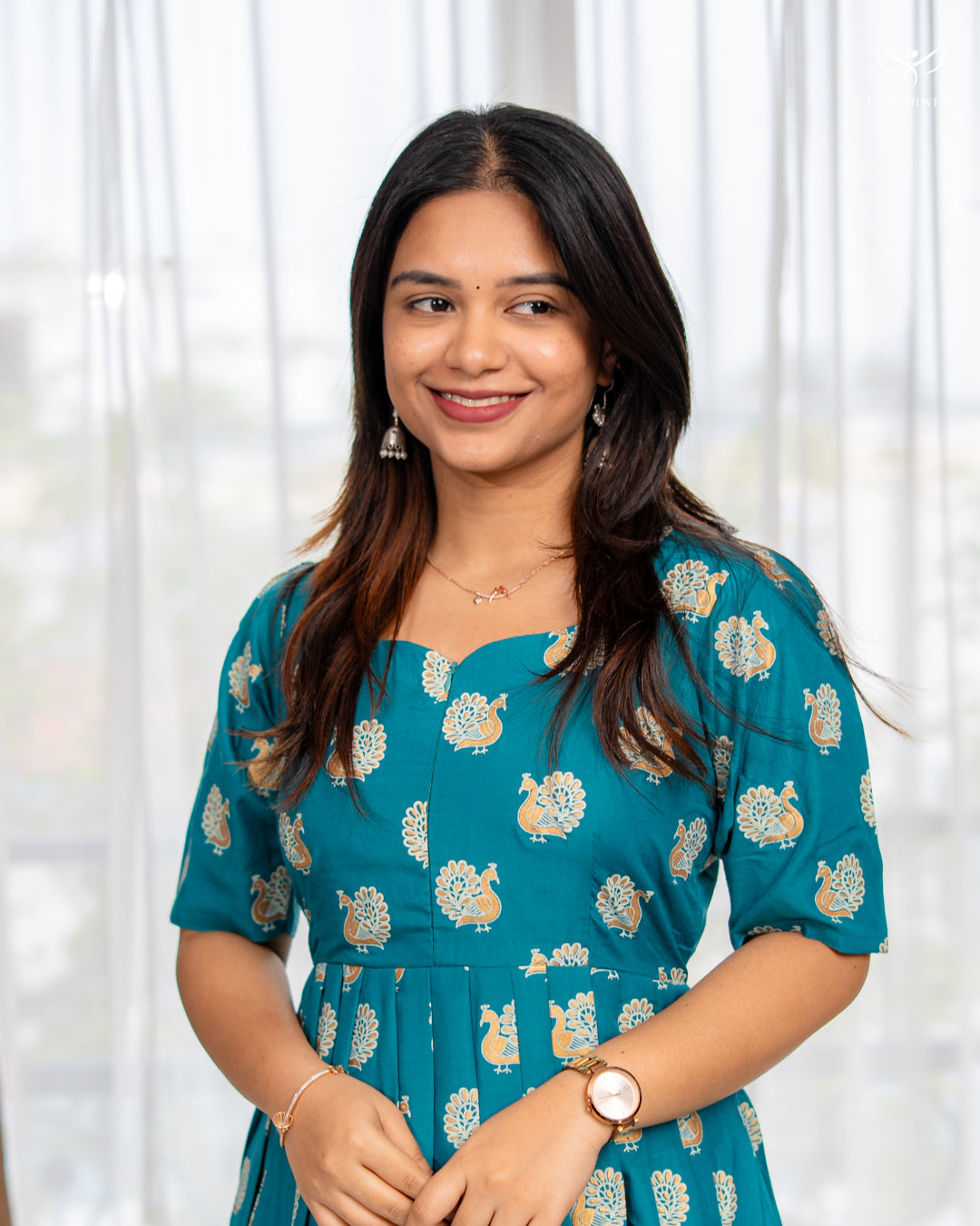 Surabi Maternity Dress with center Zip