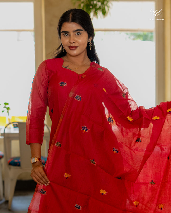 Pournima Maternity Dress with center Zip