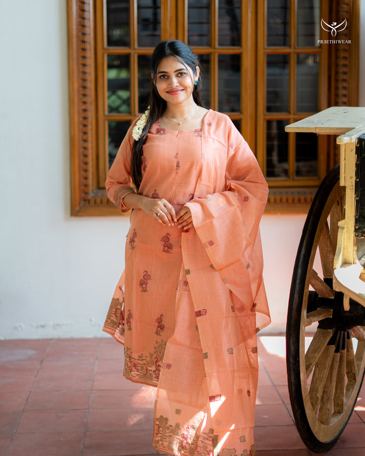 Dhaarani Maternity Dress with center Zip