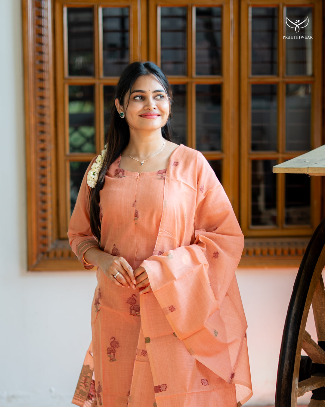 Dhaarani Maternity Dress with center Zip