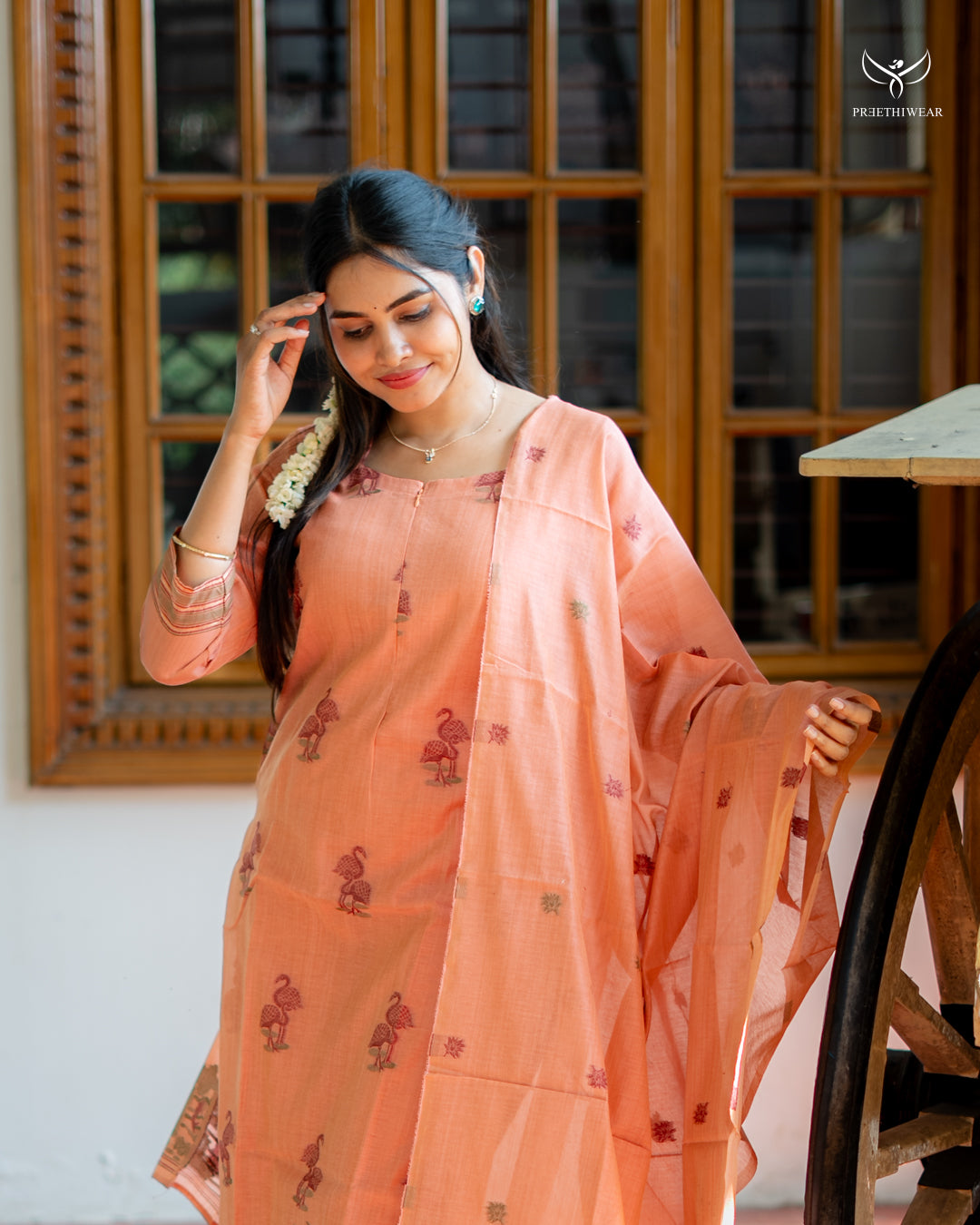 Dhaarani Maternity Dress with center Zip