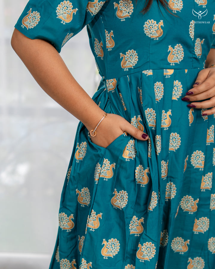 Surabi Maternity Dress with center Zip