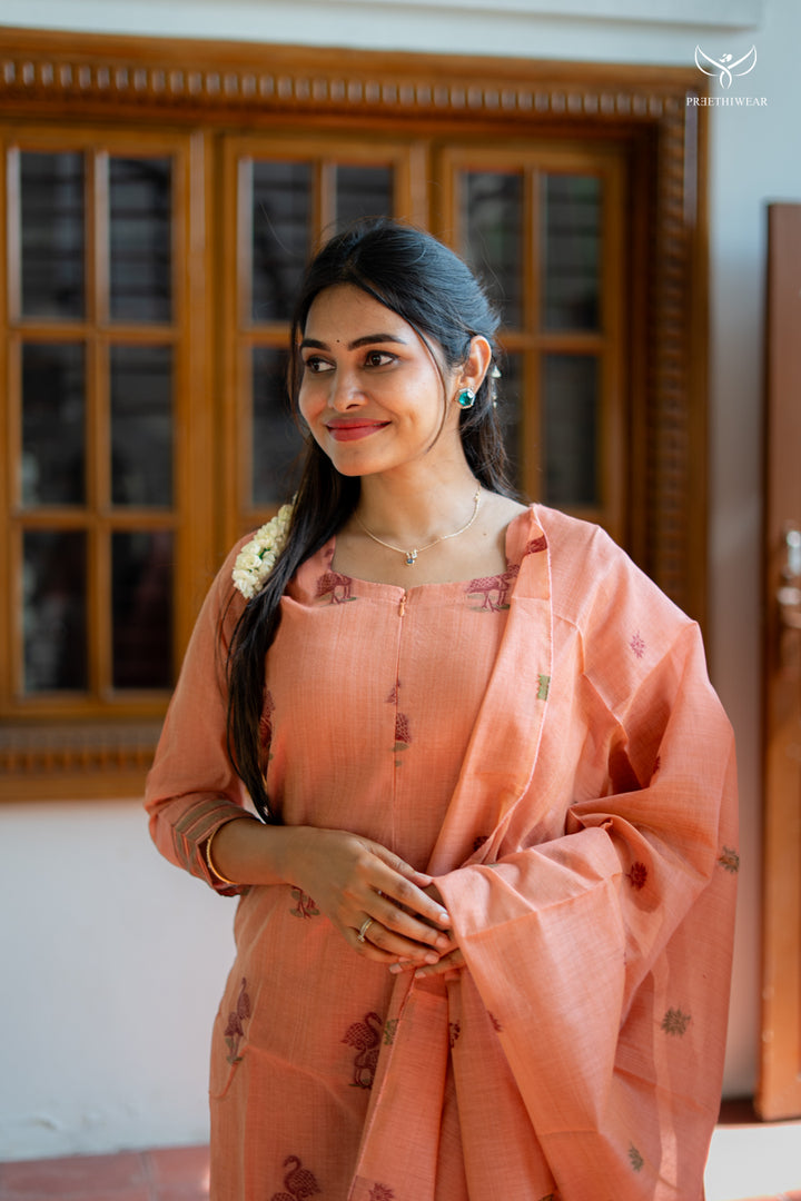 Dhaarani Maternity Dress with center Zip