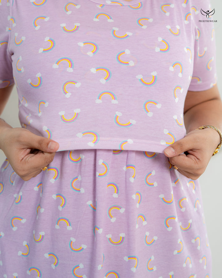 Hanisha  SoftCotton Full Length Maternity Loungewear