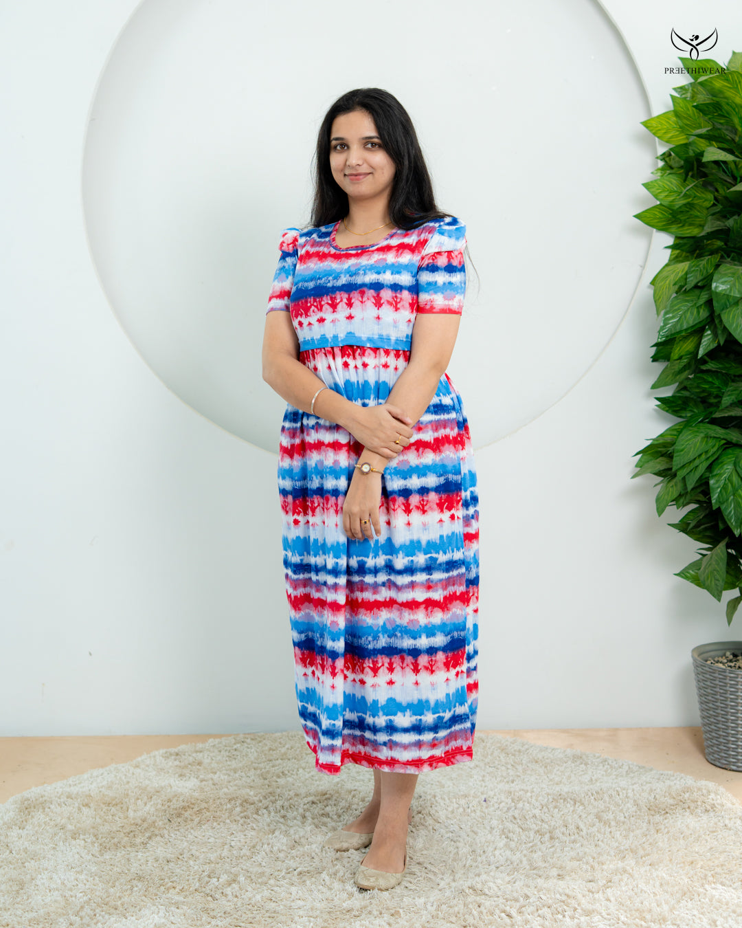 Sofia2  SoftCotton Full Length Maternity Loungewear