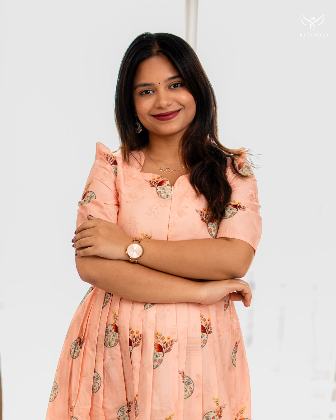 Ashima Maternity Dress with center Zip