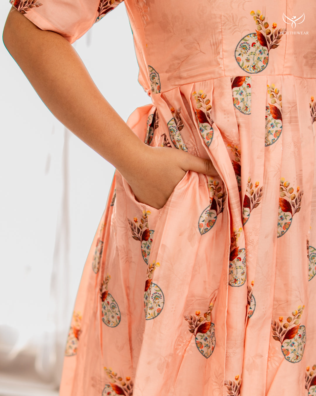 Ashima Maternity Dress with center Zip