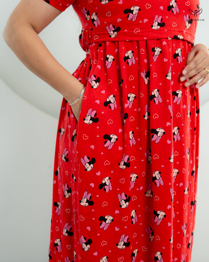 Prish1  Soft Cotton Full Length Maternity Loungewear