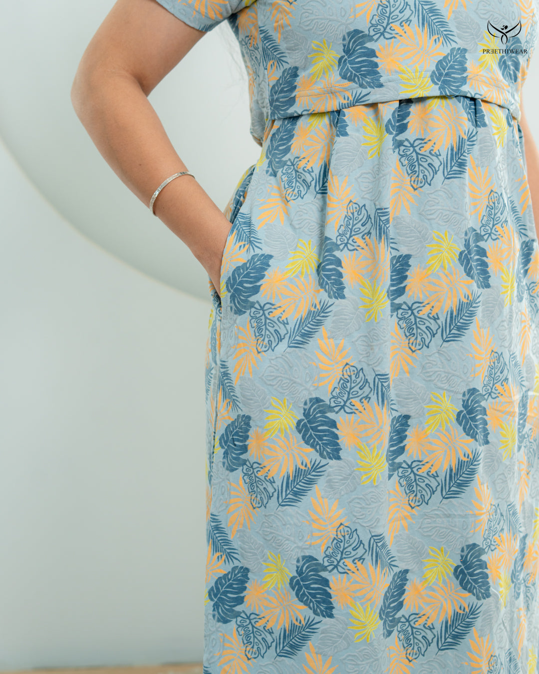 Lidhiya1  SoftCotton Full Length Maternity Loungewear