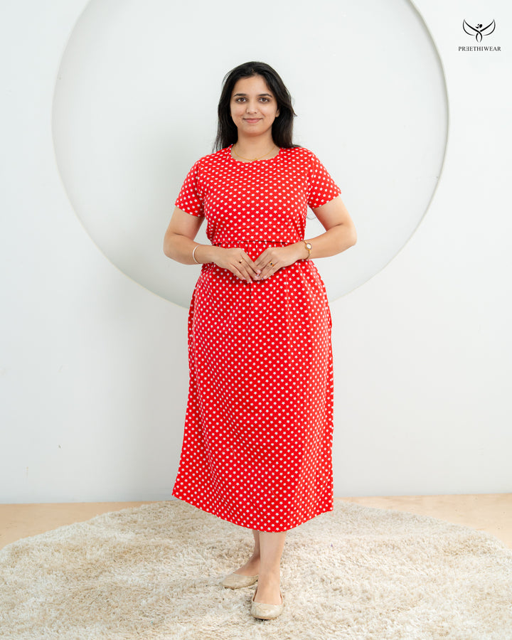 Madhura  SoftCotton Full Length Maternity Loungewear