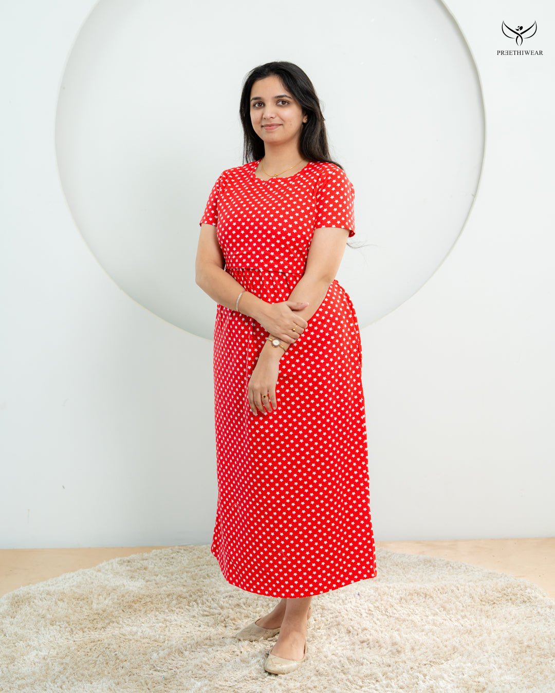 Madhura  SoftCotton Full Length Maternity Loungewear