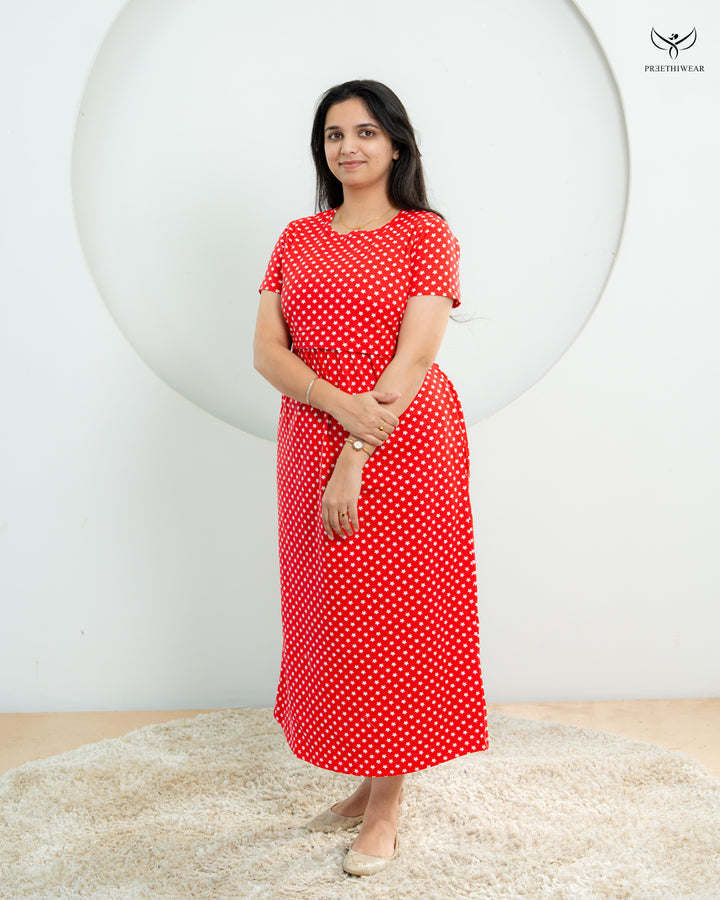 Madhura  SoftCotton Full Length Maternity Loungewear