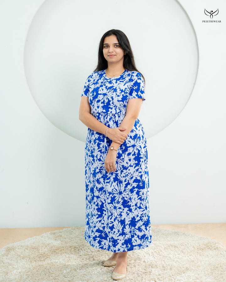 Monali1  SoftCotton Full Length Maternity Loungewear