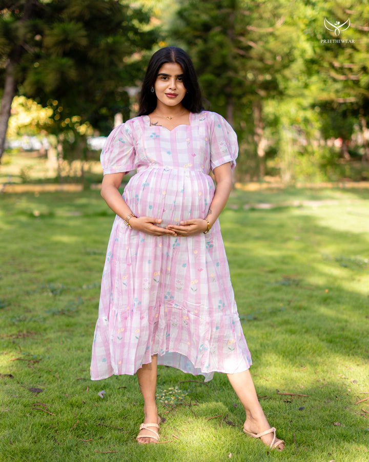 Poovizhi2 Maternity Dress