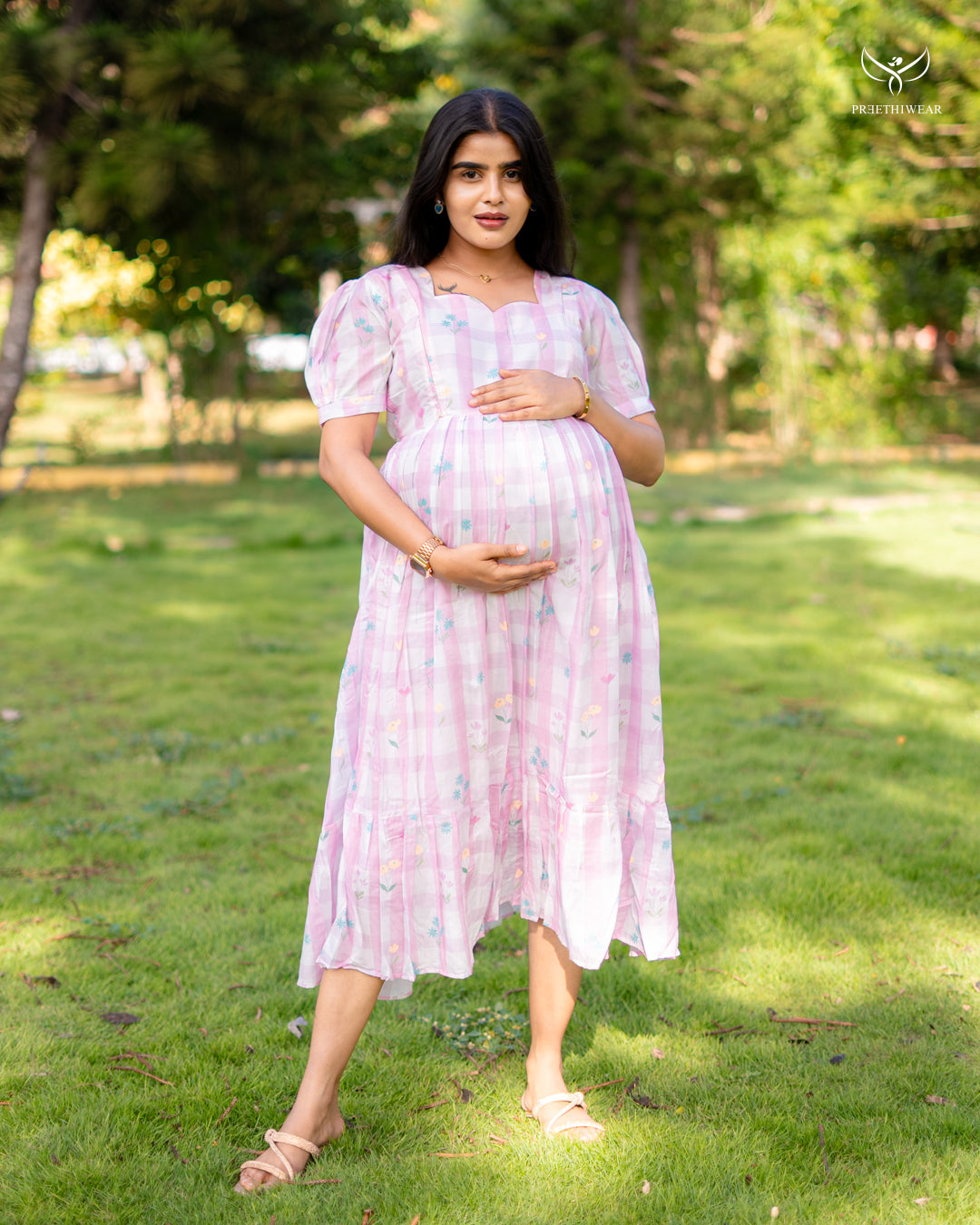 Poovizhi2 Maternity Dress