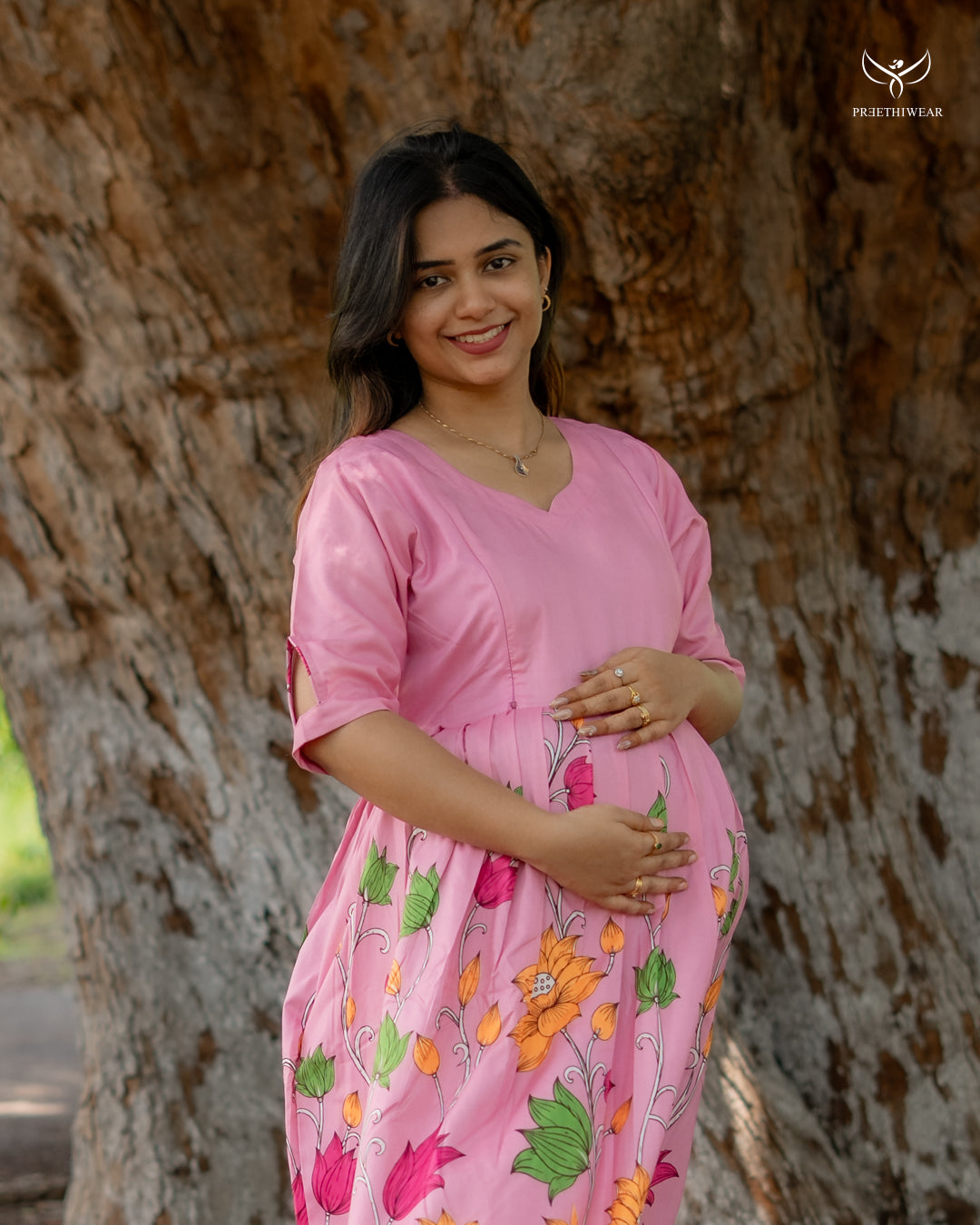 Satya3 Maternity Dress - view 6 - The Maternity Store by Preethiwear
