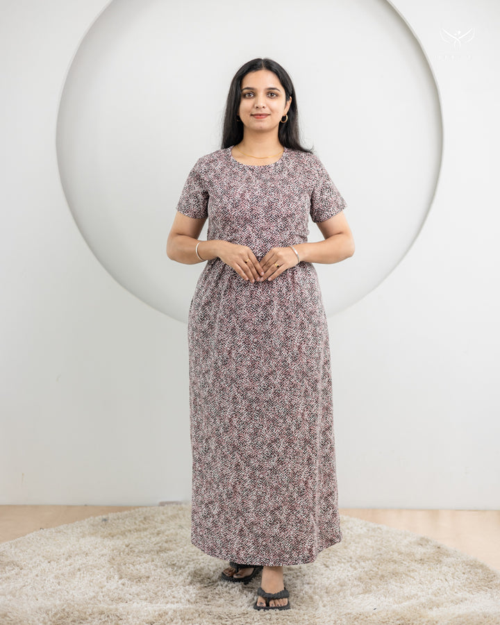 Karthika3 SoftCotton Full Length Maternity Loungewear
