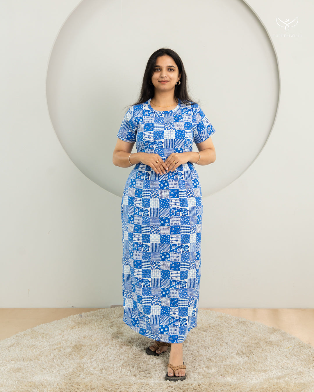 Rija ThickCotton Full Length Maternity Loungewear