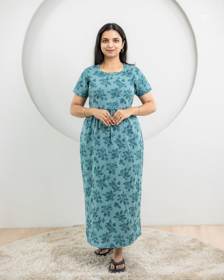 Tizhal2 SoftCotton Full Length Maternity Loungewear