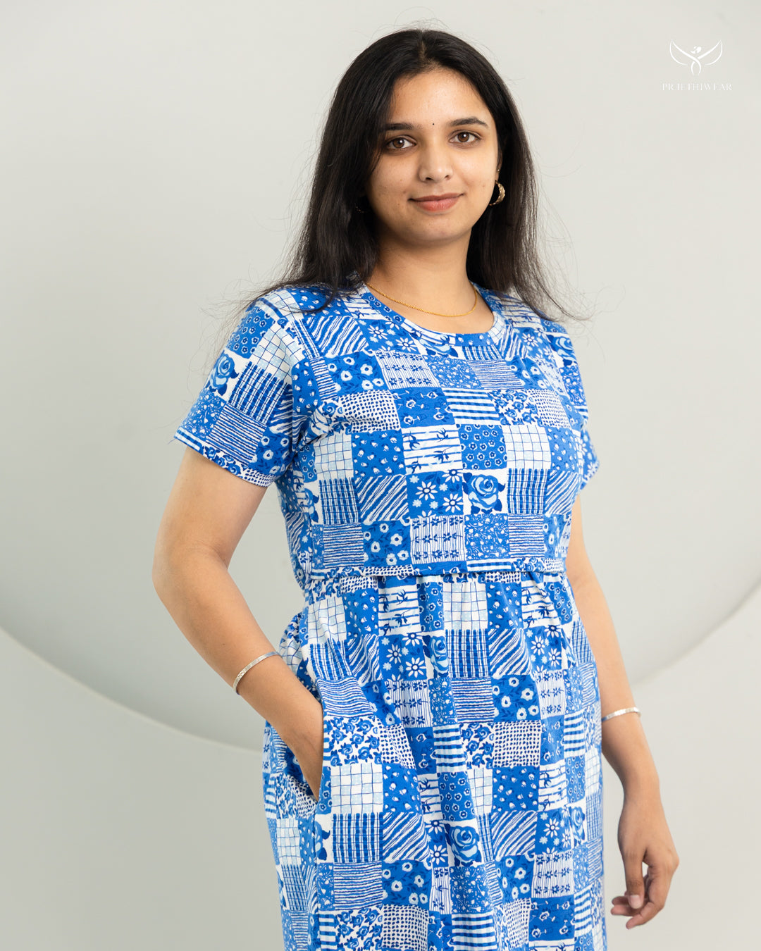 Rija ThickCotton Full Length Maternity Loungewear