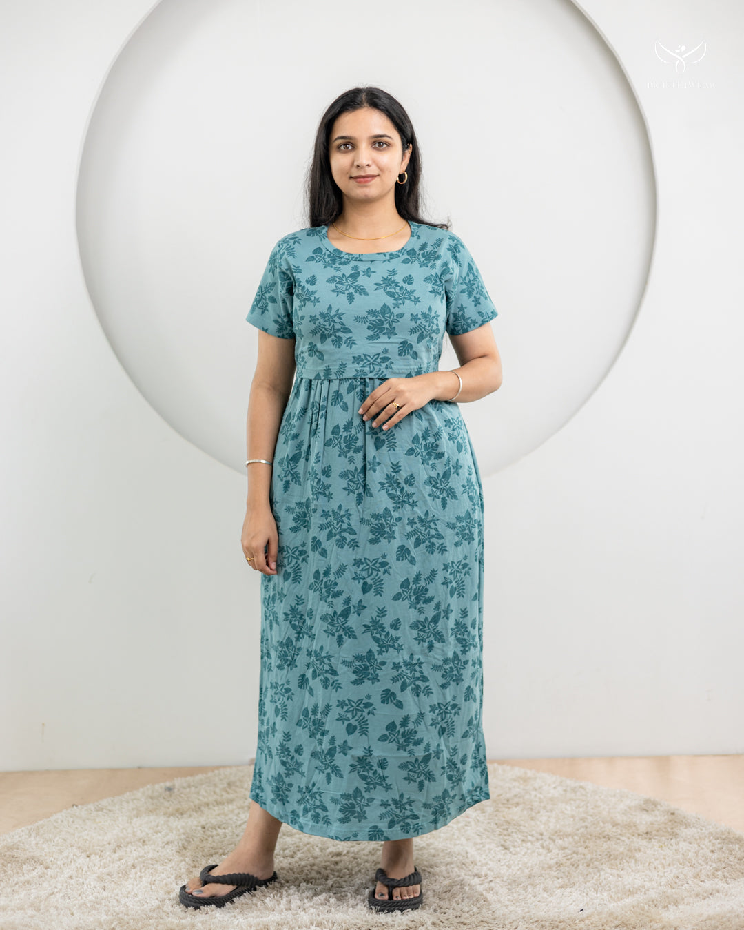 Tizhal2 SoftCotton Full Length Maternity Loungewear