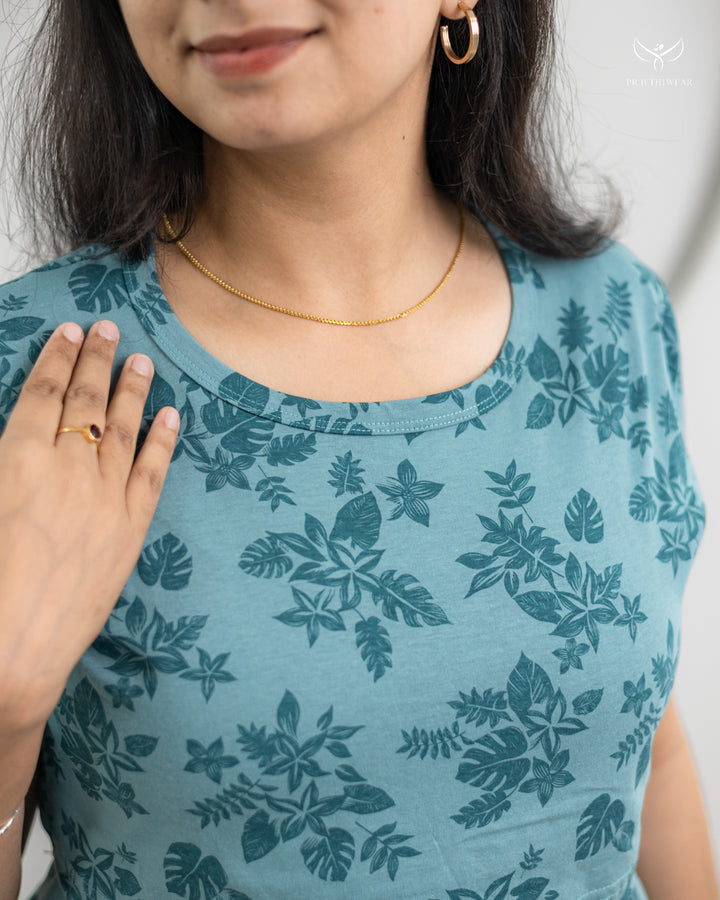 Tizhal2 SoftCotton Full Length Maternity Loungewear