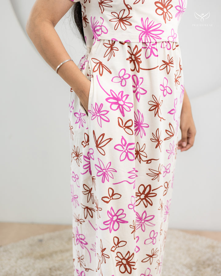 Girisha1 SoftCotton Full Length Maternity Loungewear