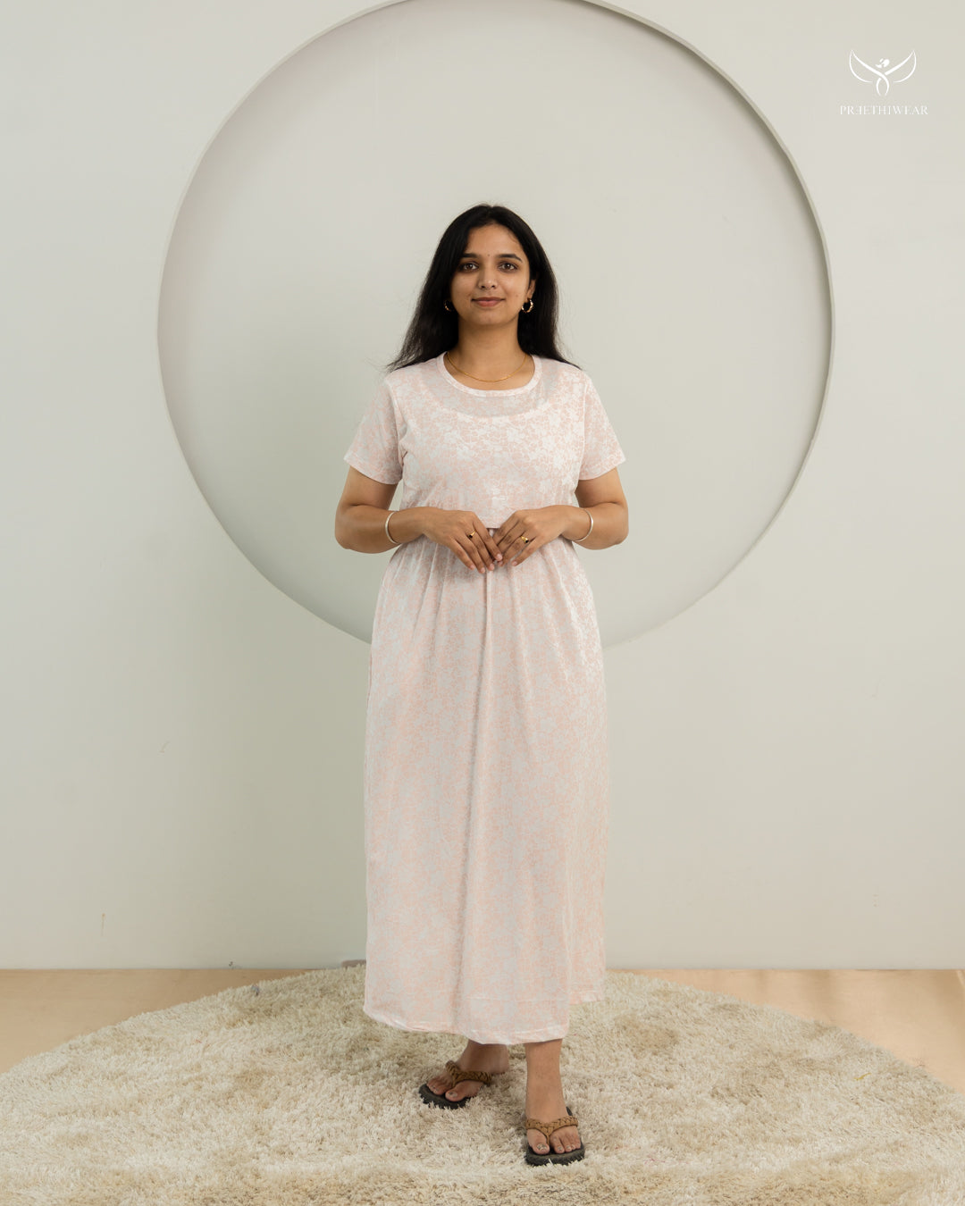 Cyra SoftCotton Full Length Maternity Loungewear