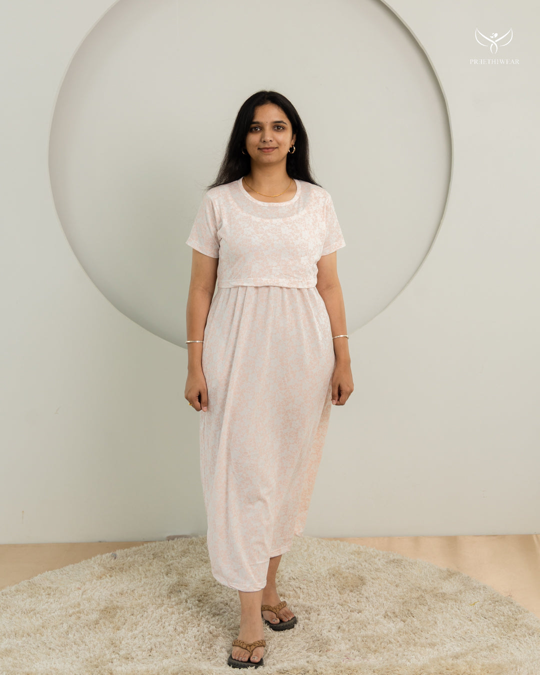 Cyra SoftCotton Full Length Maternity Loungewear