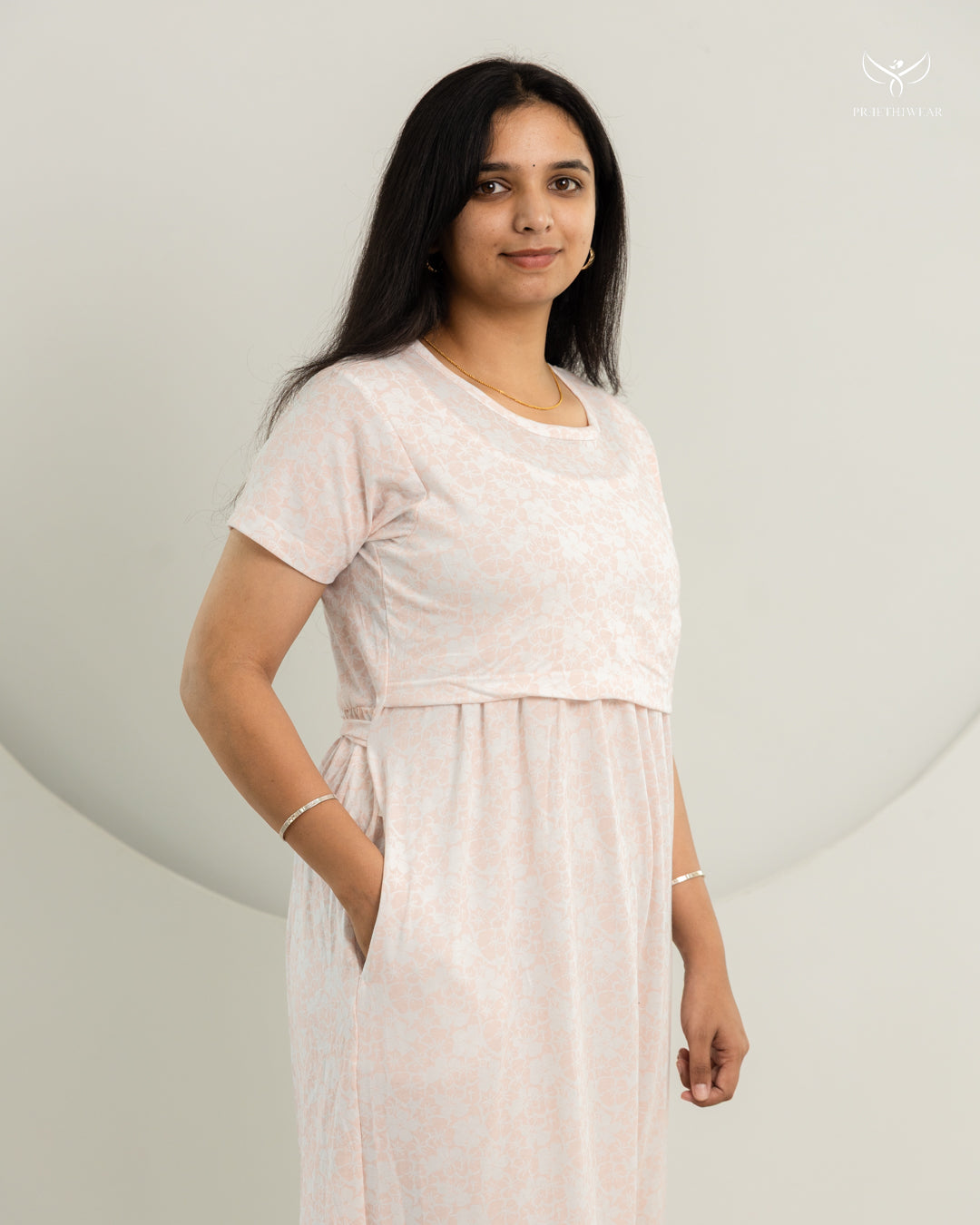 Cyra SoftCotton Full Length Maternity Loungewear