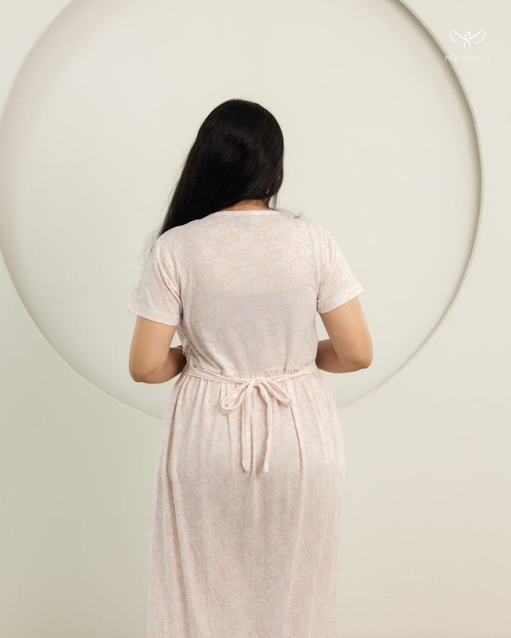 Cyra SoftCotton Full Length Maternity Loungewear