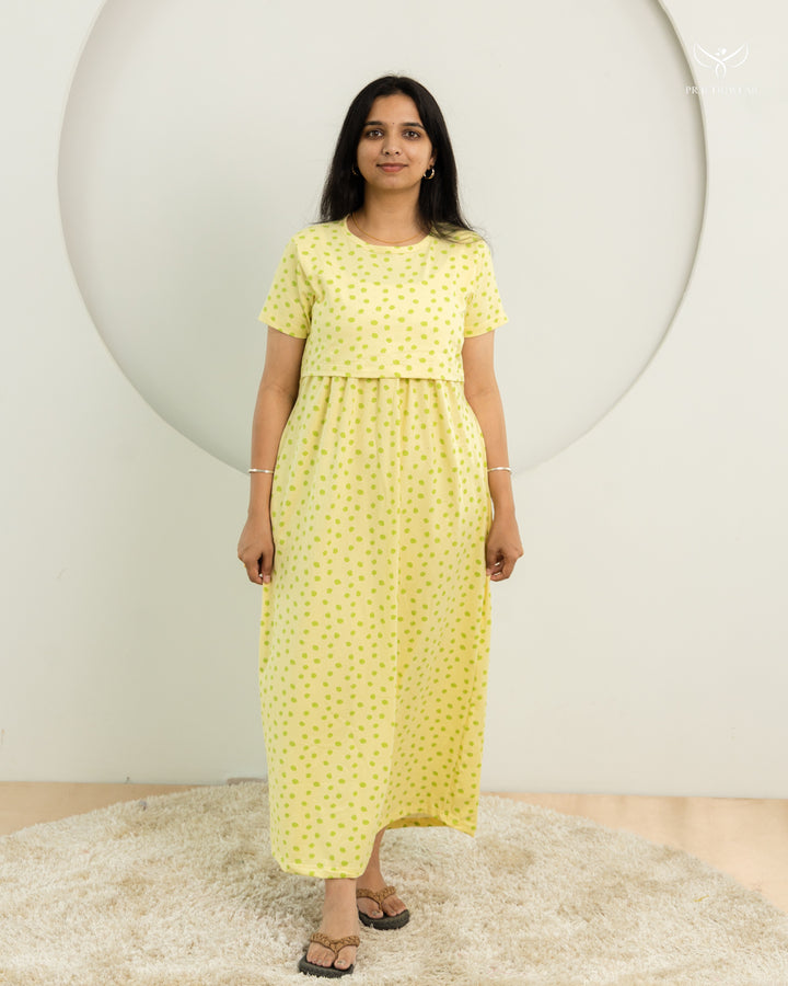 Tanvika SoftCotton Full Length Maternity Loungewear