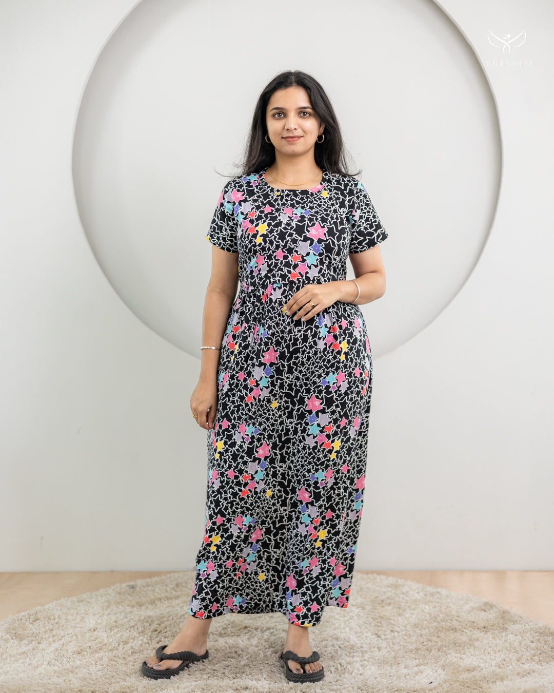 Saranya3  SoftCotton Full Length Maternity Loungewear