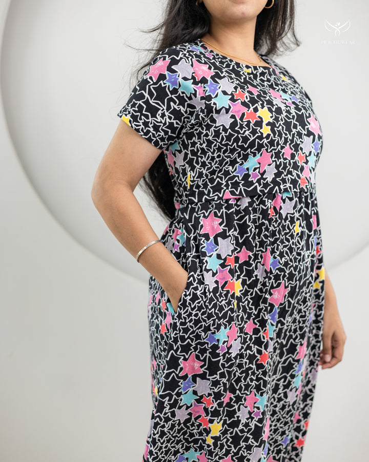 Saranya3  SoftCotton Full Length Maternity Loungewear