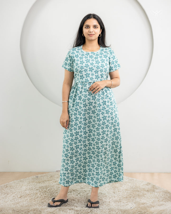 Kanmani3 SoftCotton Full Length Maternity Loungewear