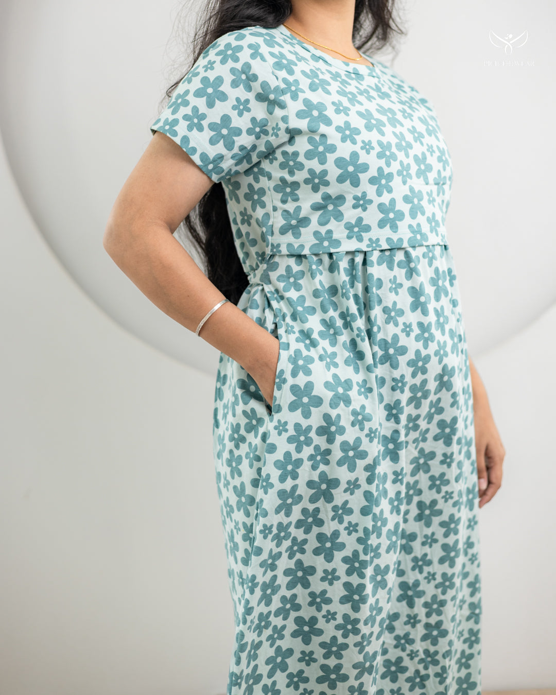 Kanmani3 SoftCotton Full Length Maternity Loungewear